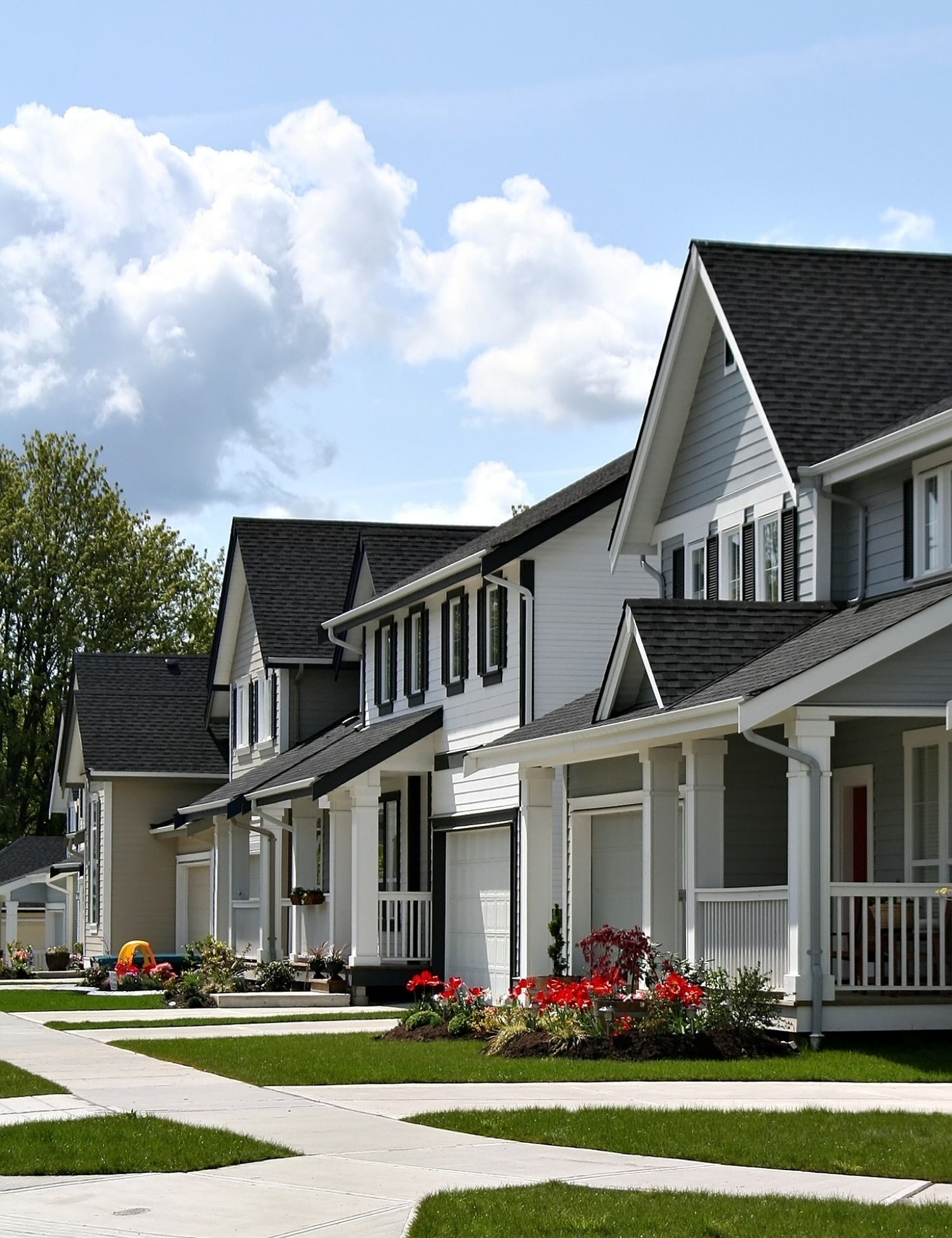 House in neighborhood street